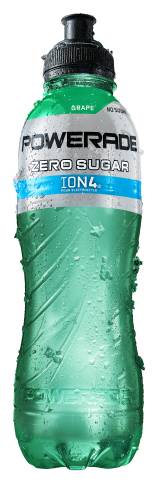 Powerade Zero Sugar Sports Drink, Grape (600mL)
