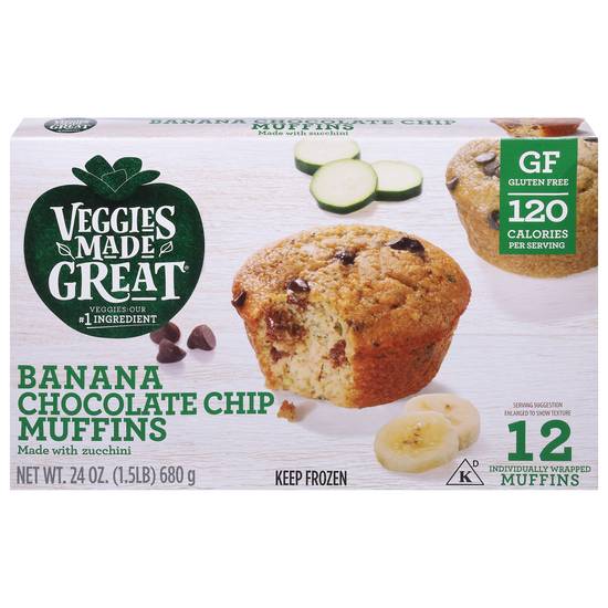 Veggies Made Great Muffins (banana chocolate chip )