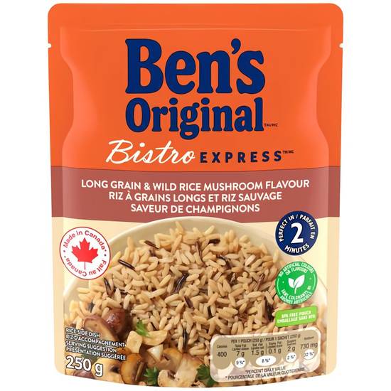 Ben's Original Bistro Express Long Grain & Wild Rice Mushroom Flavour (250 g)
