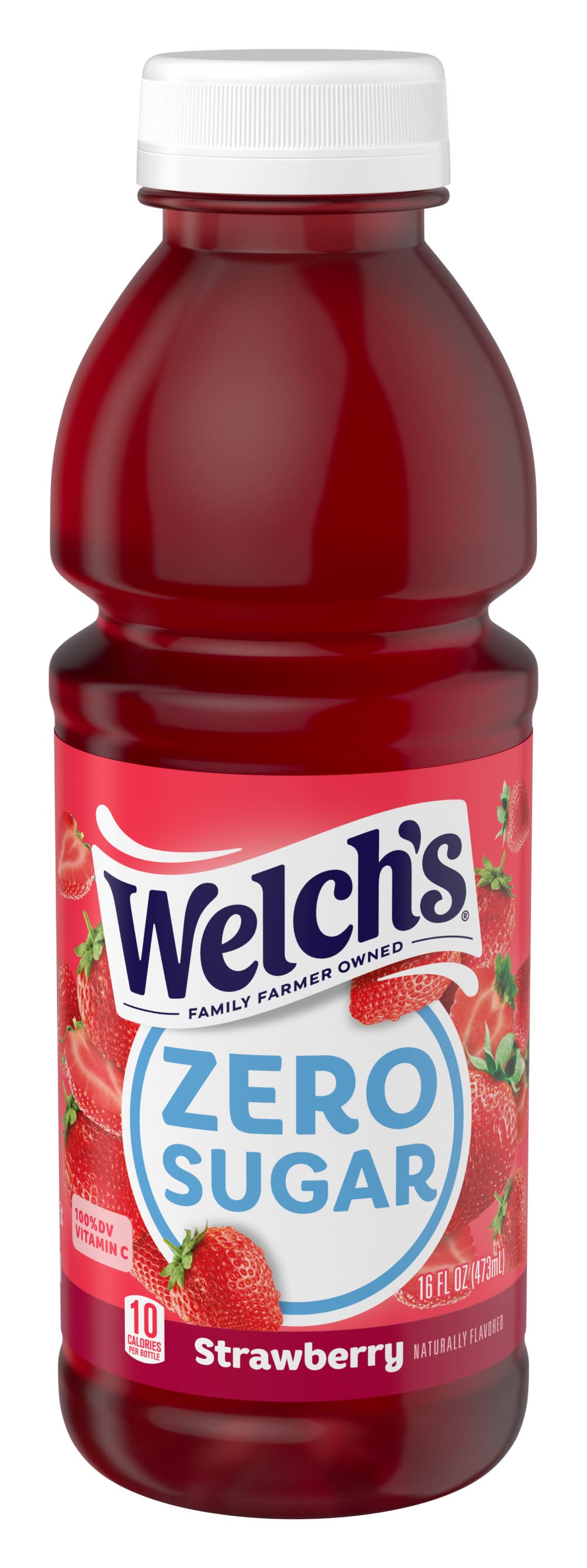 Welch's 100% Zero Sugar Drink, Strawberry (16 fl oz)