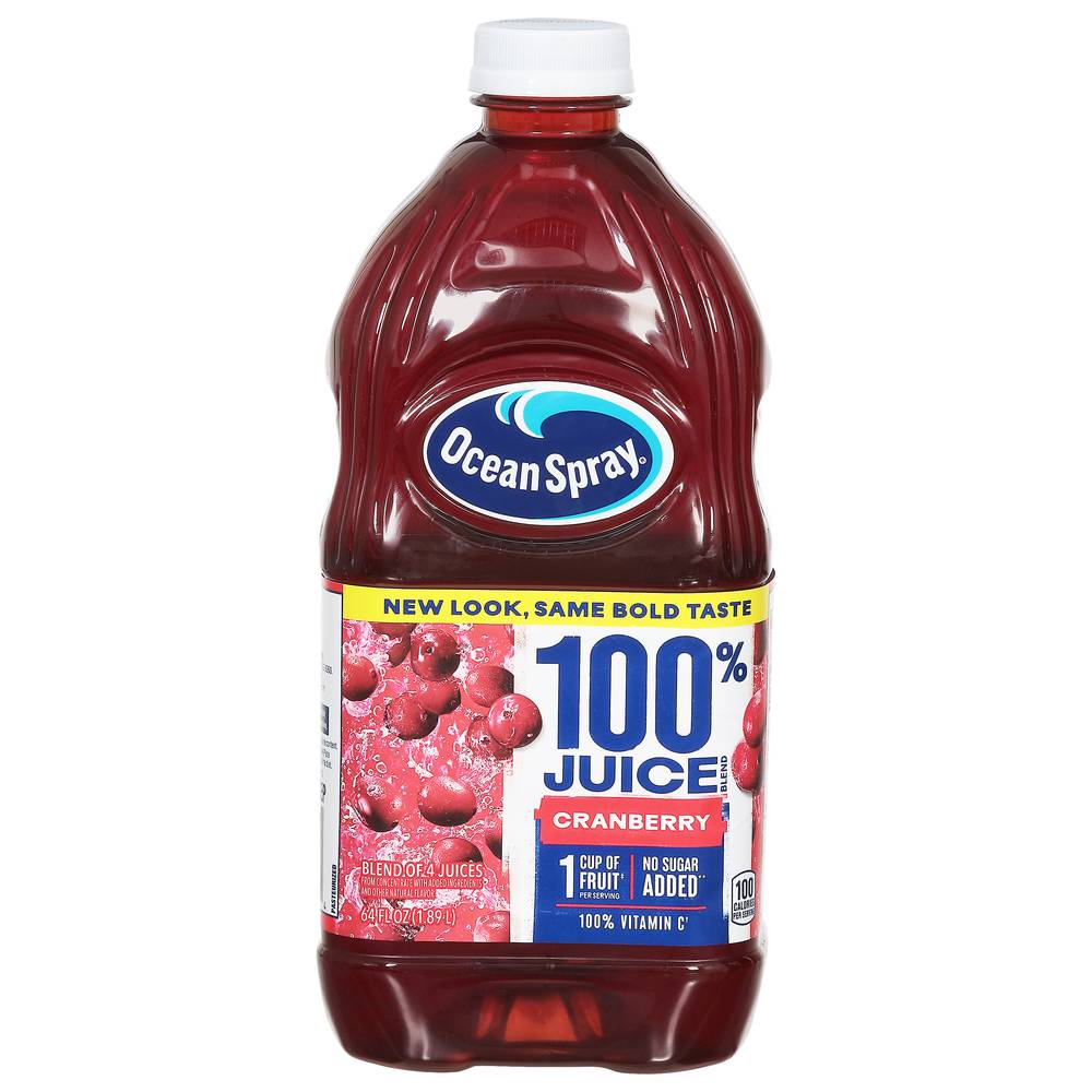 OceanSpray 100% Cranberry Juice Drink (64 fl oz)