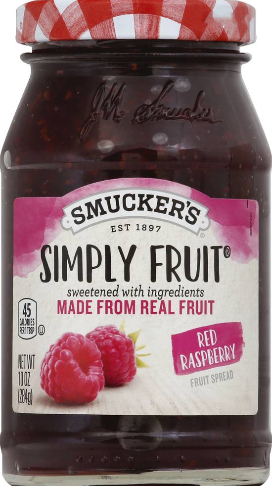 Smucker's Simply Fruit Red Raspberry Fruit Spread
