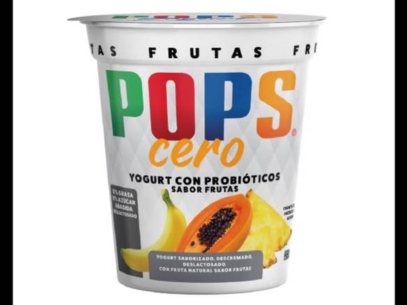 Yogurt Cero POPS Frutas