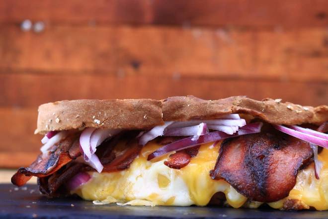 Bacon & Onion Grilled Cheese