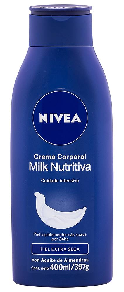 Nivea CREMA CORP MILK NUT P/XSECA *400ML