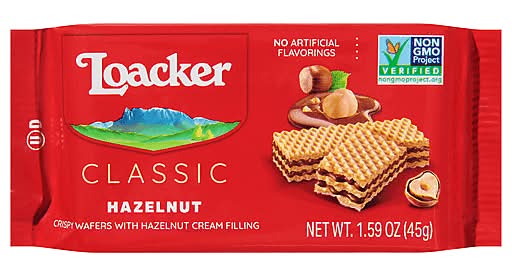 Loacker Hazelnut Crispy Wafers