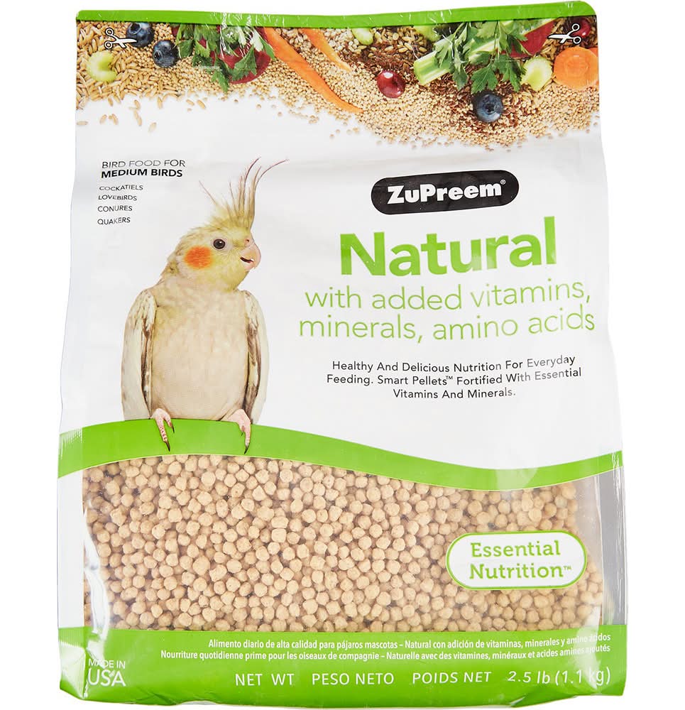 ZuPreem Natural Medium Bird Food (2.5 lb)