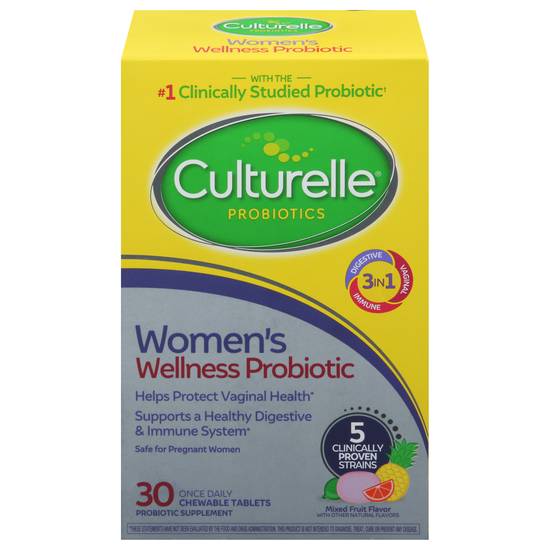 Culturelle Women's Mixed Fruit Flavor Wellness Probiotic