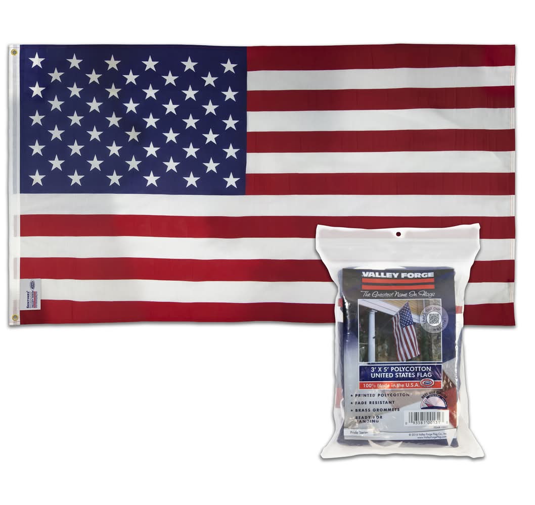 Valley Forge American Flag 36 In. H X 60 In. W