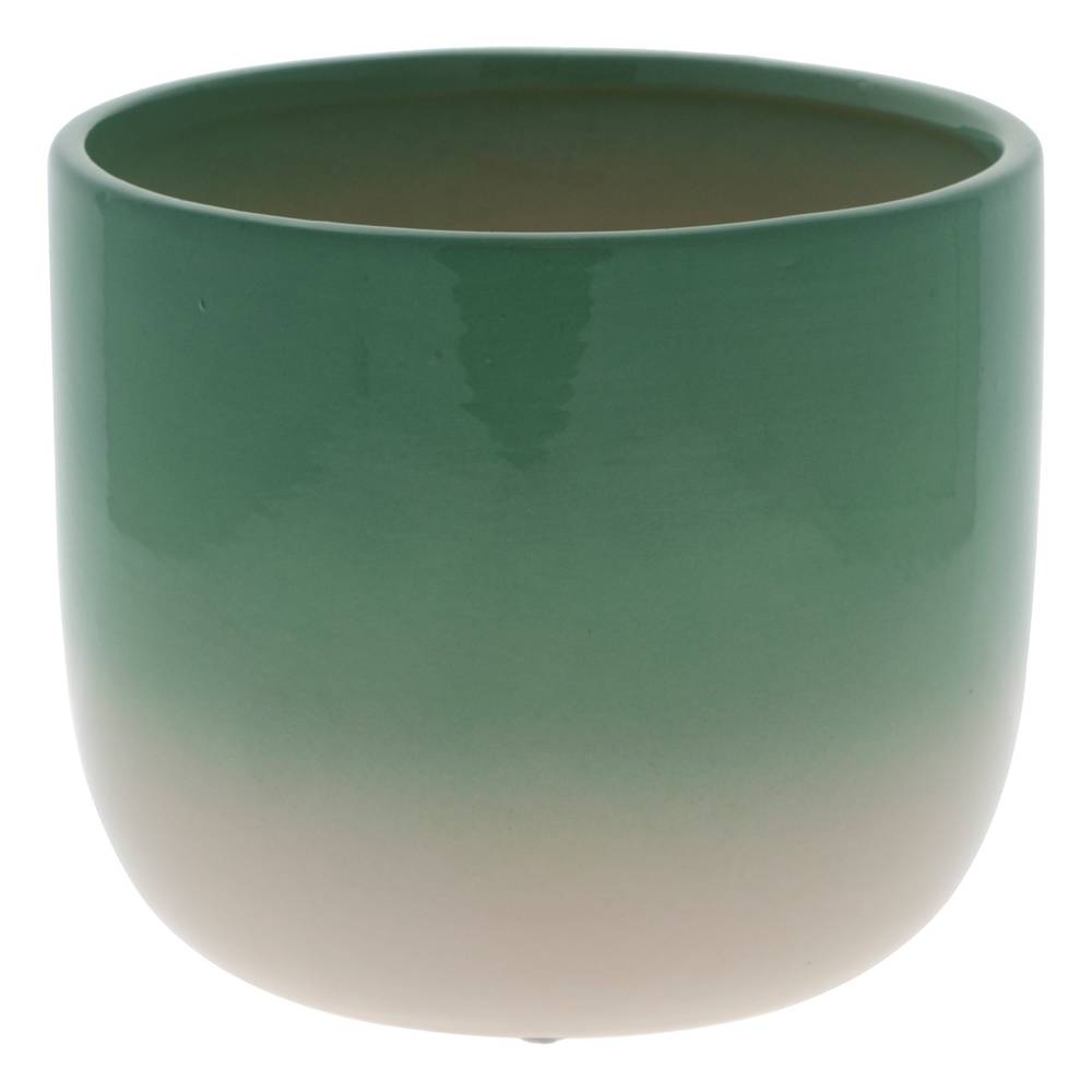 Pot à fleurs rond céramique