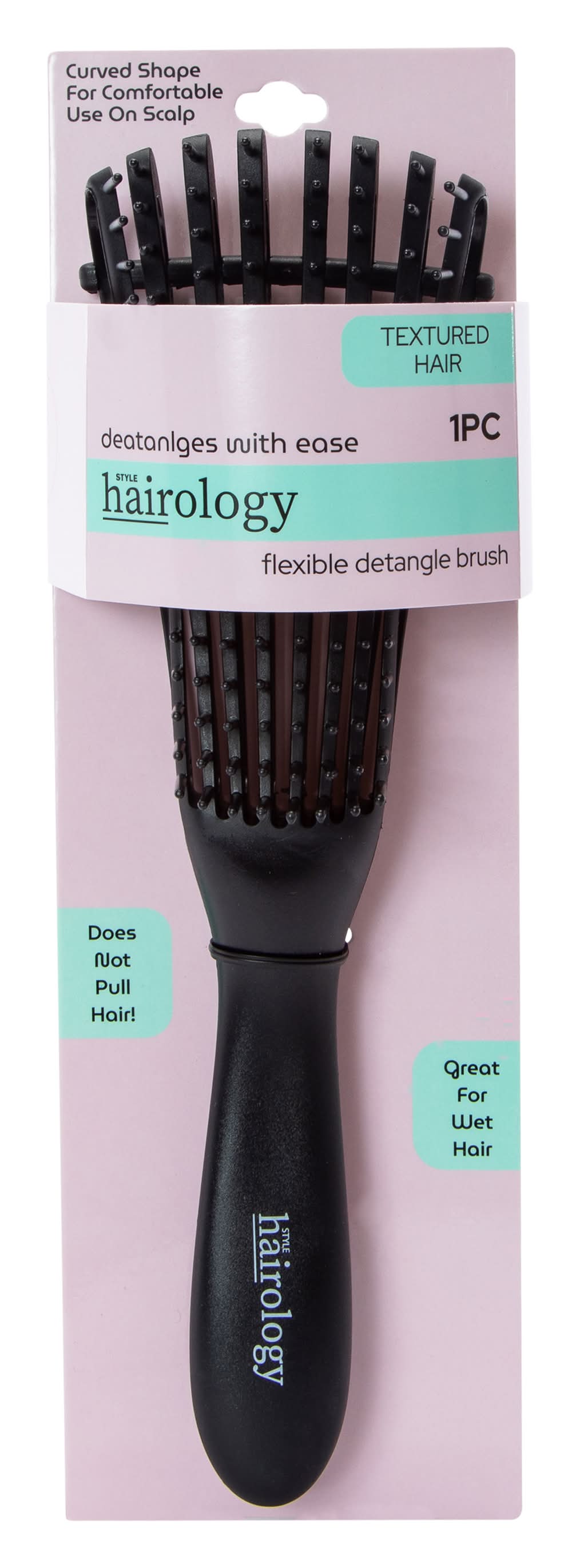 Flexible Detangle Brush Black
