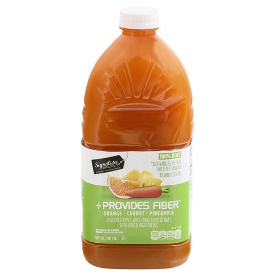Signature Select + Provides Fiber Orange Carrot Pineapple Juice (64 fl oz)