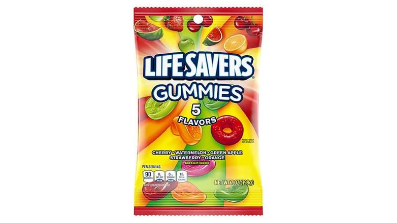 Life Savers 5 Flavors Gummies Candy Bag