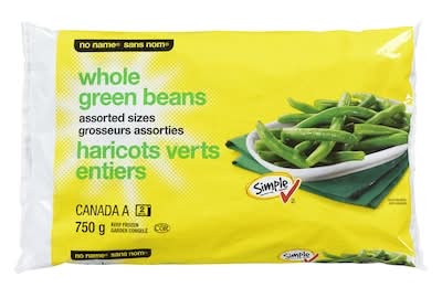 No name haricots verts entiers - whole green beans