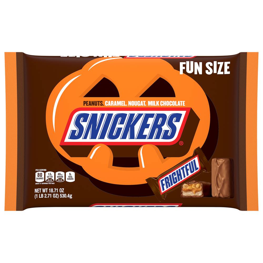 Snickers Peanuts Caramel Chocolate Bars (1.18 lbs)