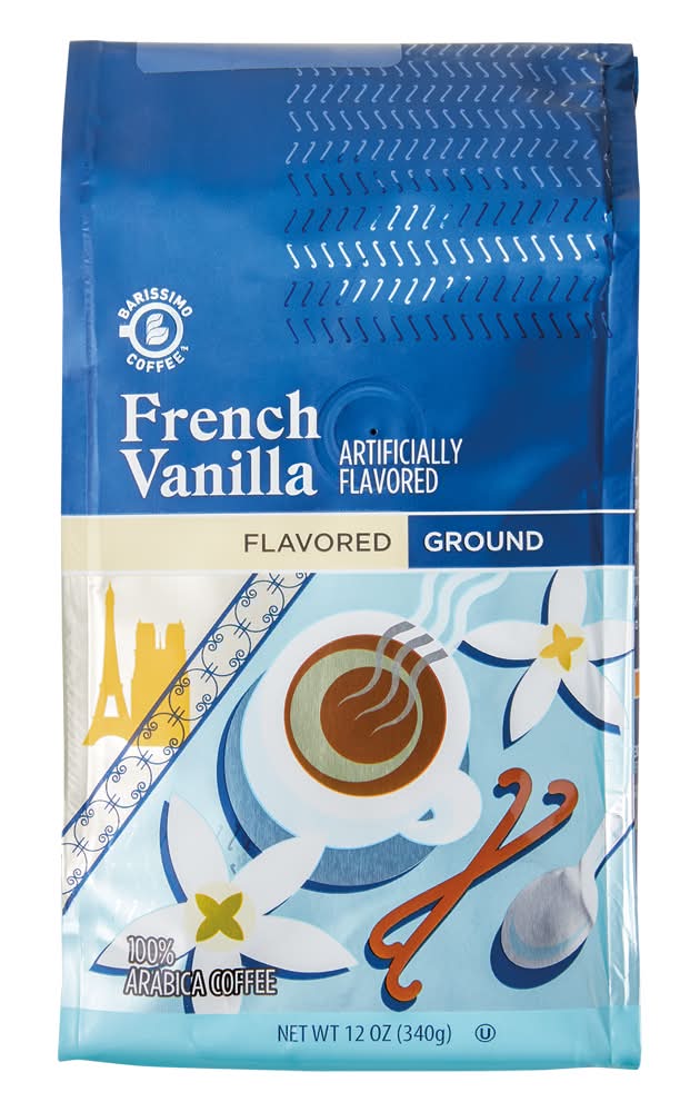 Barissimo Ground Coffee, French Vanilla (12 oz)