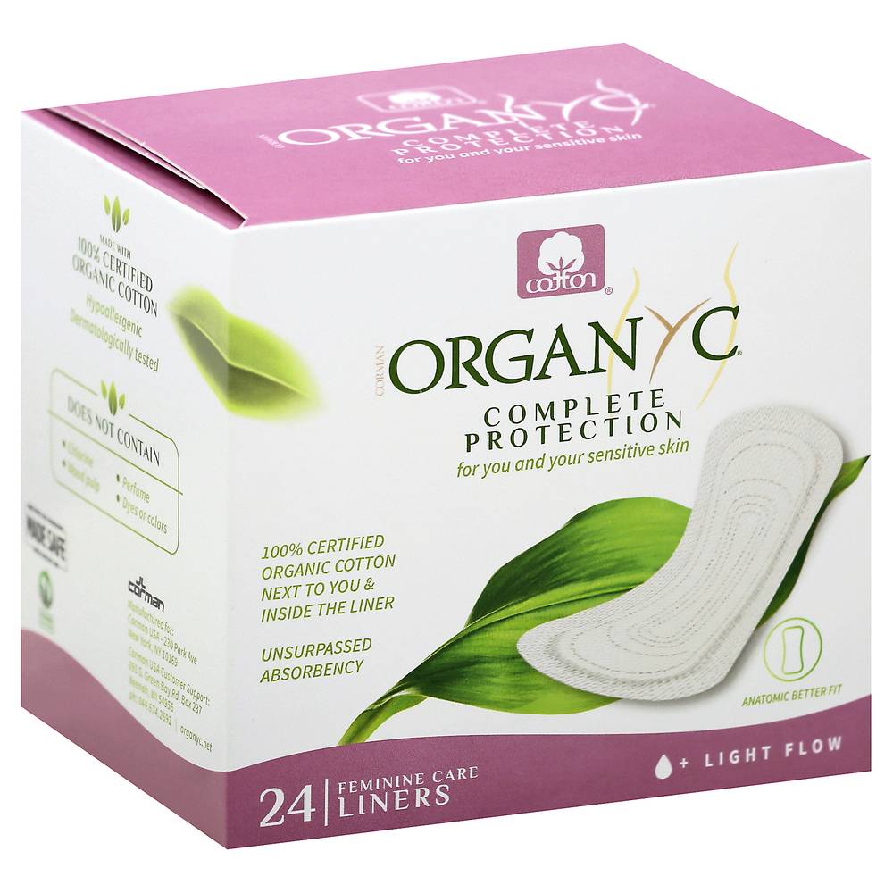 Organyc 100% Organic Cotton Light Flow Panty Liner (3 oz)