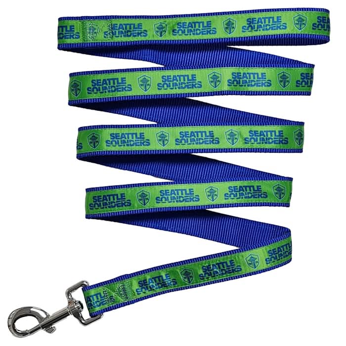 Pets First MLS Satin Leash for Dogs, Seattle Sounders FC, Large