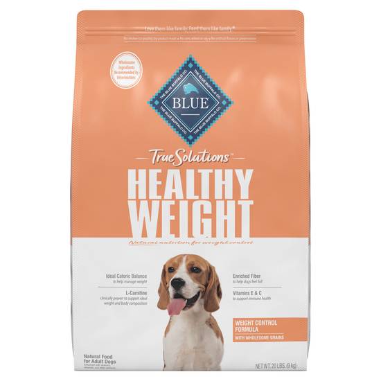 Blue True Solutions Fit & Healthy Weight Control Dog Food (20 lbs)