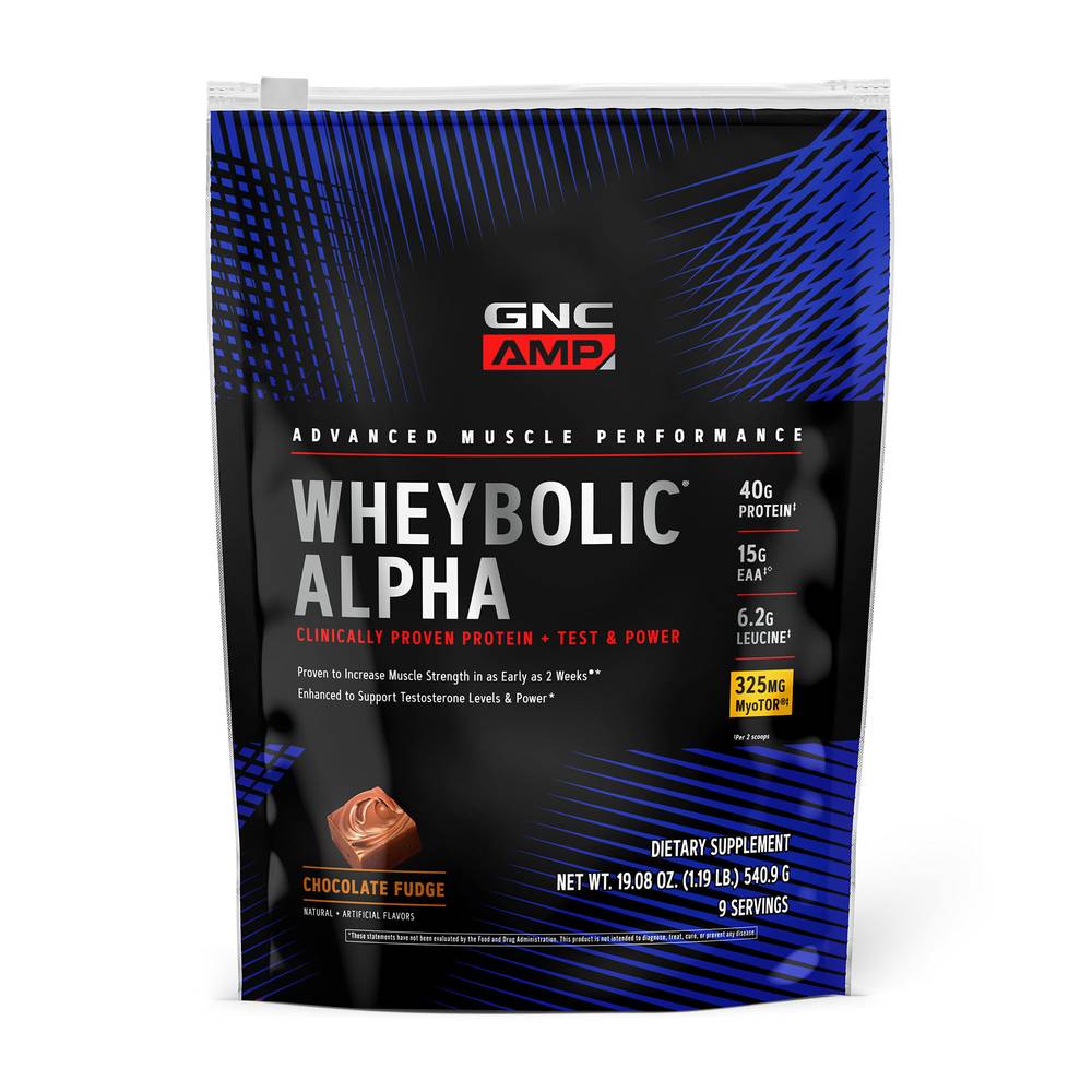 GNC Wheybolic Alpha Protein Powder (19.08 oz)