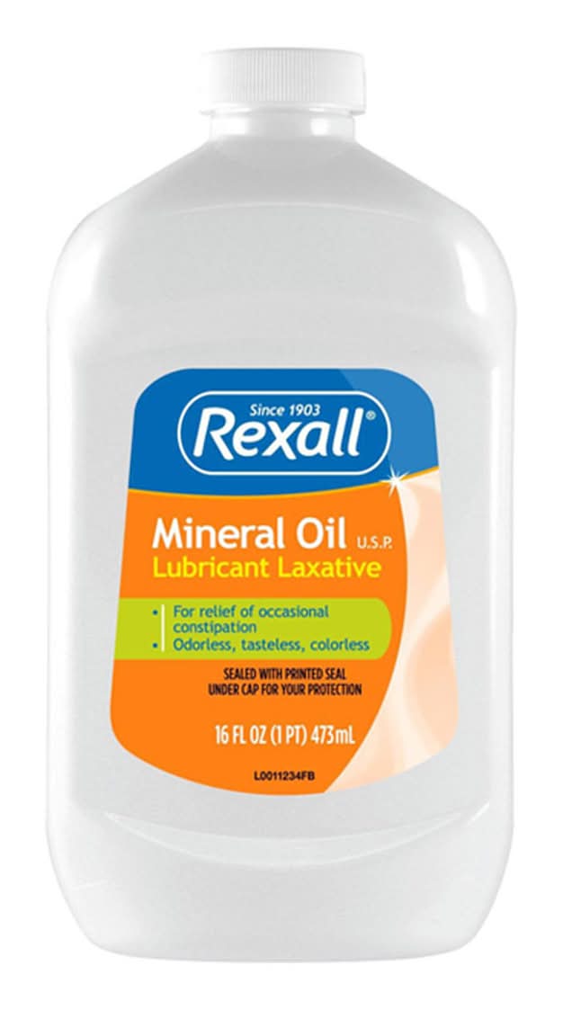 Rexall Mineral Oil Usp Lubricant Laxative 16 Fl Oz