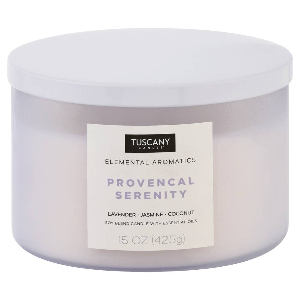 Tuscany Candle Elemental Aromatics Provencal Serenity Candle