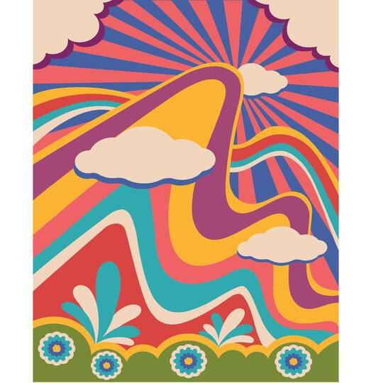 8" X 10" Groovy Sky Paint-By-Number Kit By Artist'S Loft
