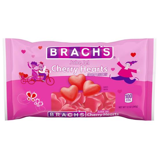Brach's Jube Jel Cherry Hearts (12 oz)