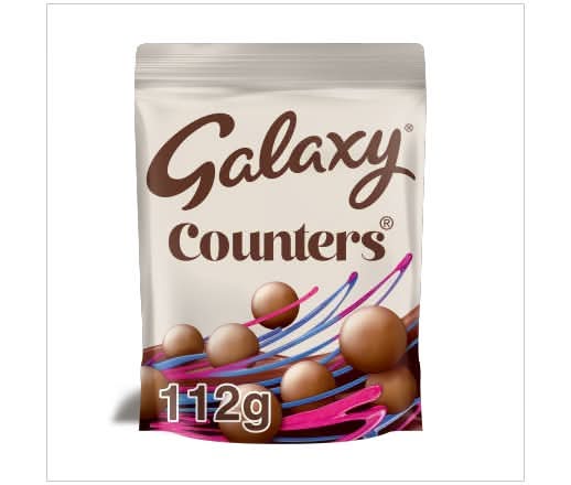 Galaxy Counters Milk Chocolate Buttons Pouch (112g)