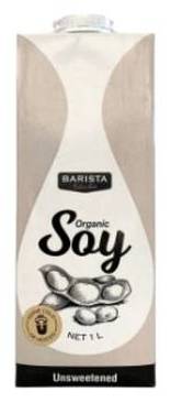 Barista Federation Soy Unsweetened Organic Milk 1L