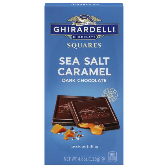 Ghirardelli Squares Sea Salt Caramel Dark Chocolate