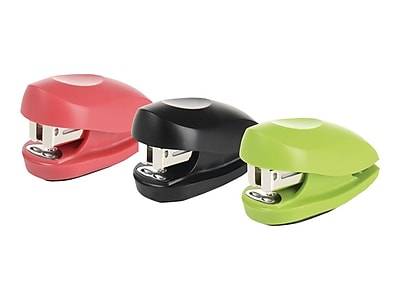 Swingline Tot Miniature Desktop Stapler (black-green-pink)