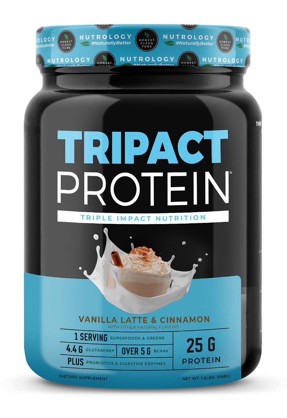 Tripact Protein - Vanilla Latte & Cinnamon (20 Servings) (1 Unit(s))