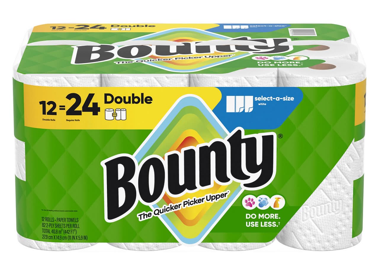 Bounty Paper Towels Select-A-Size