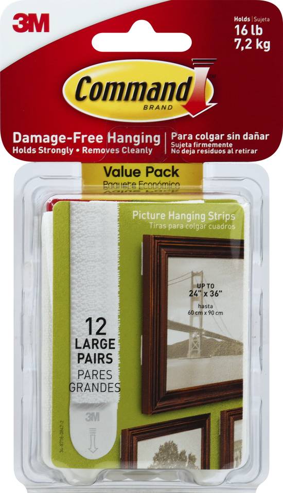 Save on Command Damage Free-Hanging Large Picture Hanging Strips - 4 ct  Order Online Delivery