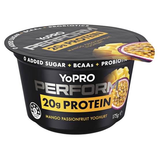 Danone Yopro Perform Protein Yoghurt Mango Passionfruit 175g