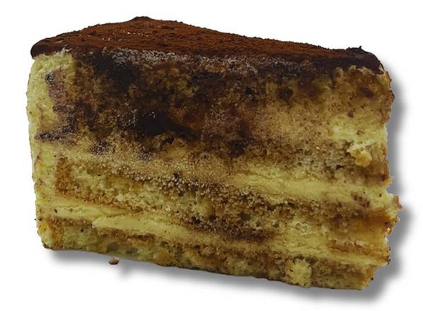 Tranche de gâteau tiramisu Mascarpone/ Mascarpone Tiramisu cake slice