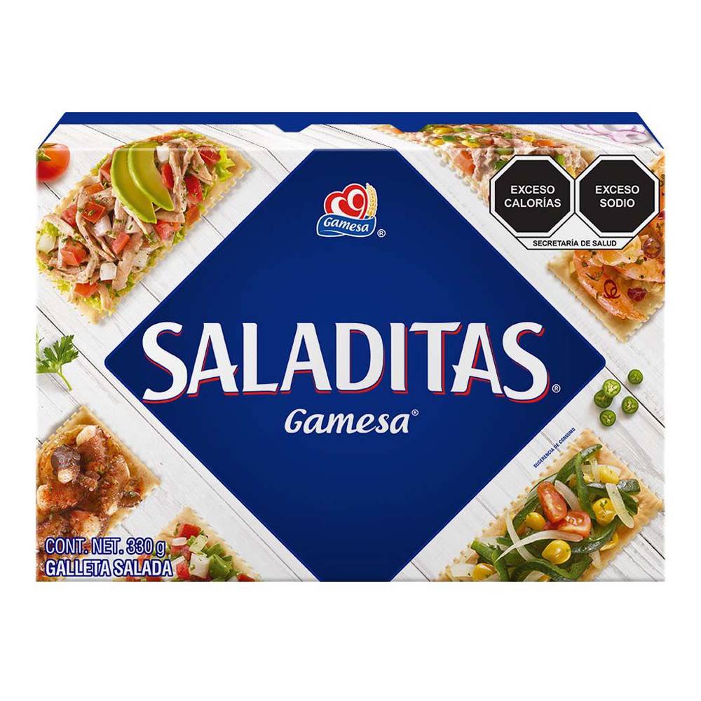 Gamesa galletas saladas saladitas (caja 330 g)