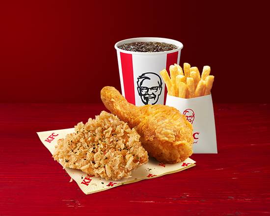 にんにく醤油チキンセット(ドリンク付き) Garlic Soy Sauce Chicken Combo
