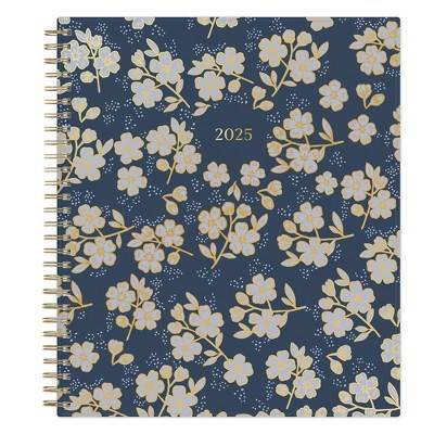 Marie Kondo for Blue Sky 2025 Monthly Planner 10.14"x8.15" Wirebound Hana Navy: Adult Agenda, Stationery, Tabs