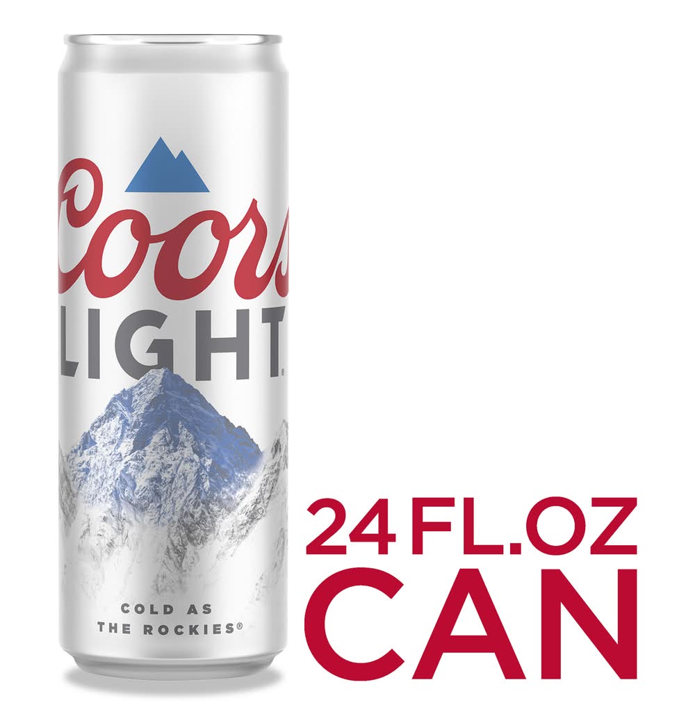 Coors Light American Lager Beer (24 fl oz)