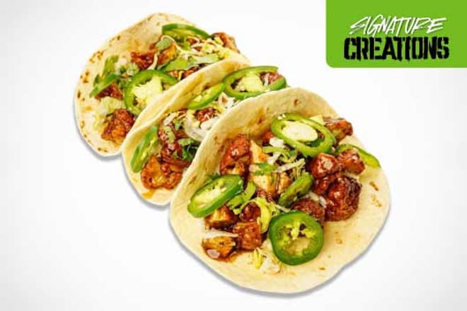 GENERAL TSO'S TACO TRIO