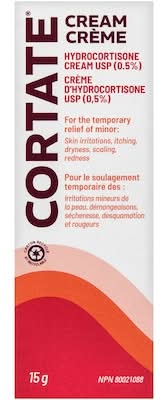 Cortate Cream Hydrocortisone Cream Usp (0.5%) (15 g)