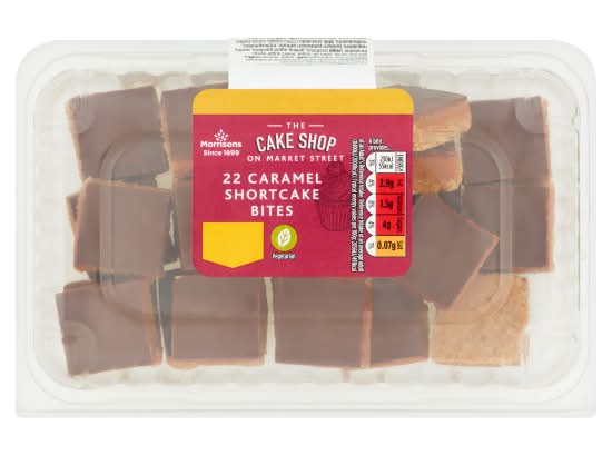 Morrisons Cake Shop Caramel Shortcake Bites