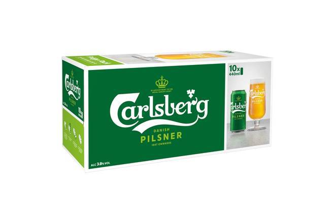 Carlsberg Pilsner 440ml 10pk