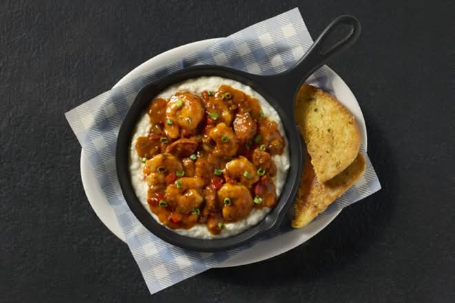 Monday Shrimp & Grits Skillet