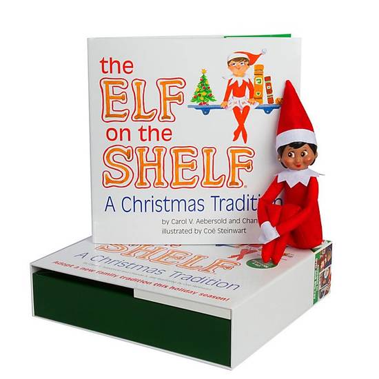 The Elf on the Shelf® A Christmas Tradition Book Set with Brown Skin Tone Girl Elf
