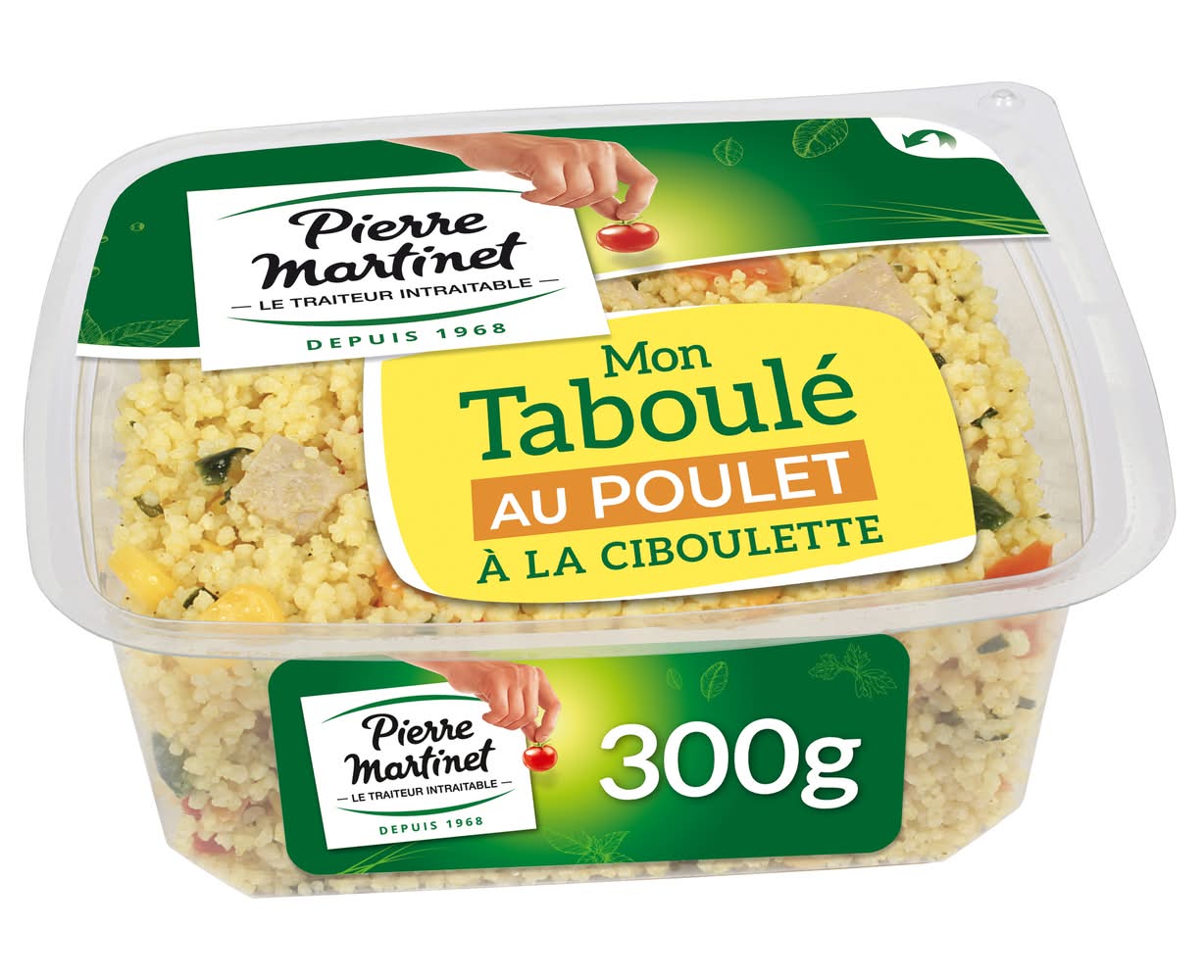 Pierre Martinet - Salade de taboulé au poulet à la ciboulette (300g)