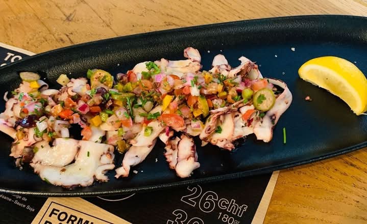 Carpaccio de poulpe