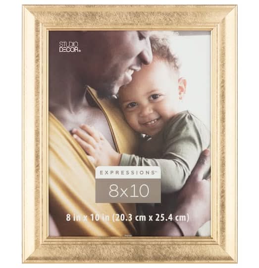 Studio Décor Expressions 8" X 10" Gold Scoop Frame, Gold